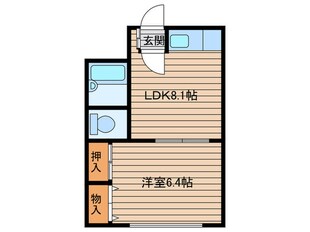 マンション常盤の物件間取画像